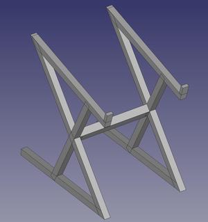 Minimalist Tall Laptop Stand