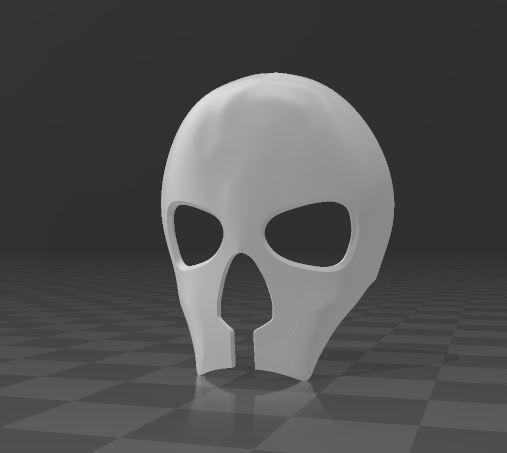 Skeleton mask inspired by darth nihilus