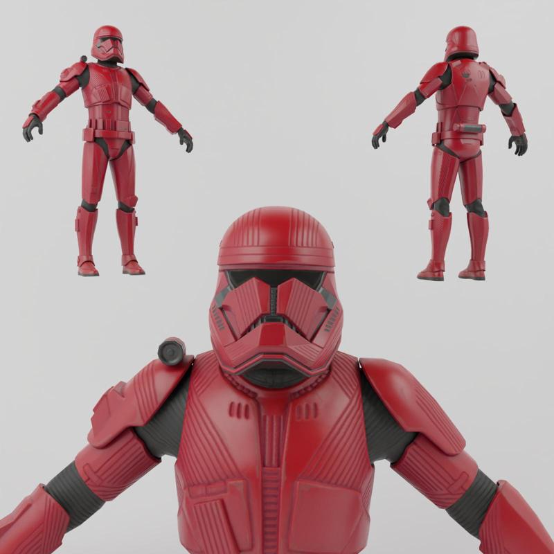 Sithtrooper Lowpoly Rigged
