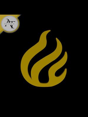 Simple Flame Symbol - 2D Art