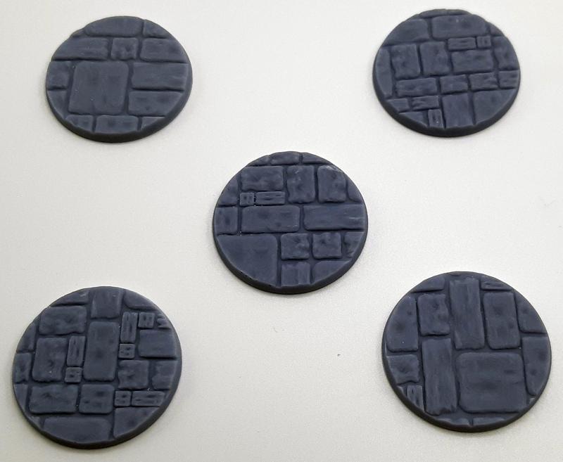 40mm Stonework Textured Bases