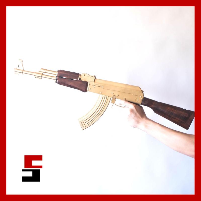 AK-47 Kalashnikov Weapon fake training gun