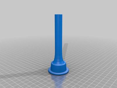 Serger thread spool adapter for standard sewing machine