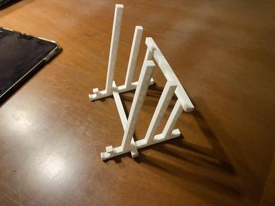 iPad support - slots for iPad, keyboard, trackpad and pen