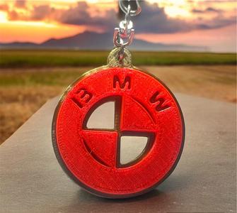 bmw logo keychain