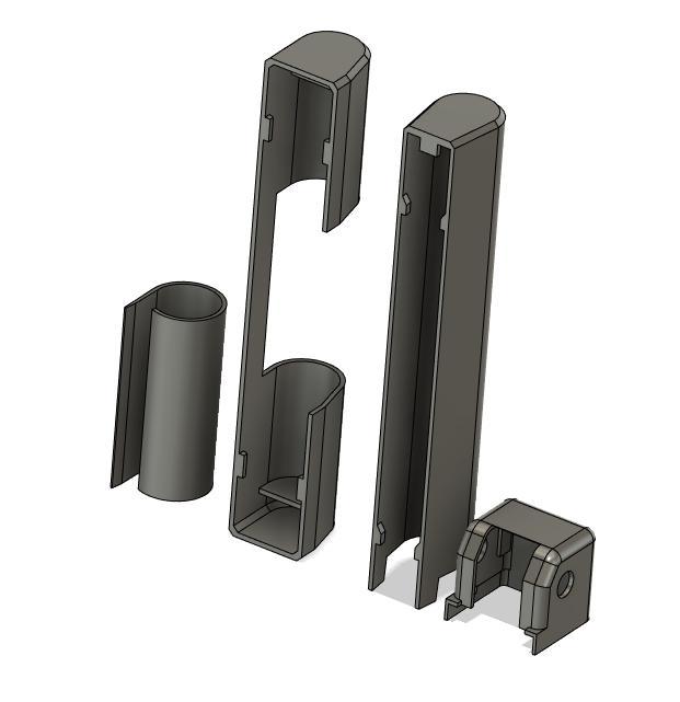 Cover for window hinges / Abdeckung für Fenster Scharniere