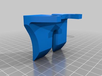 Ender 3 direct drive adaptor for FANG OEM duct assembly