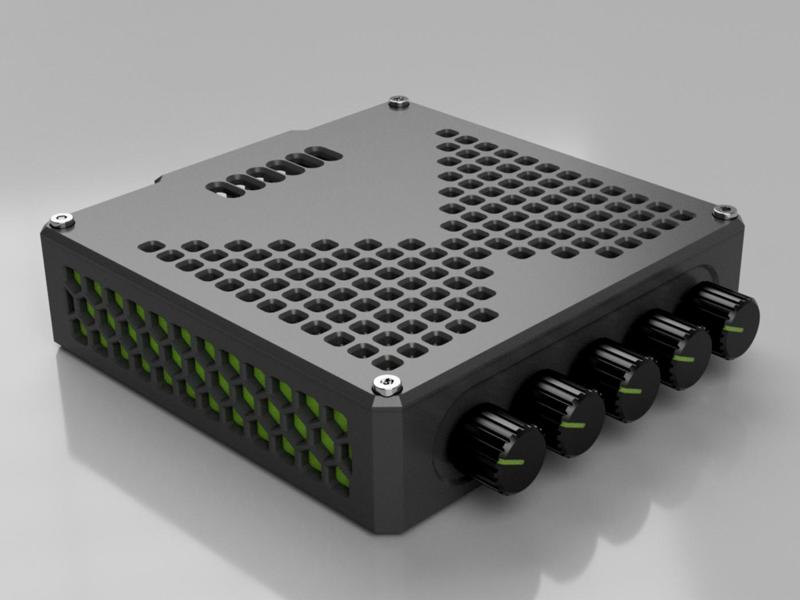 Damgoo 2.1 Channel Subwoofer Amplifier Enclosure