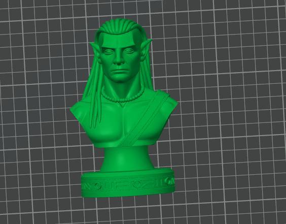 Jake Sully Bust - Detailed 3D model of Avatar, collectible figurine