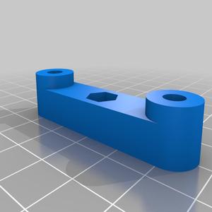 3D printer X axis part use Scissor foot