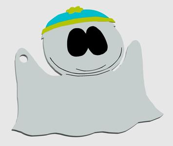 Ghost Cartman Keychain