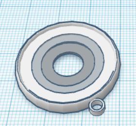 circle keychain