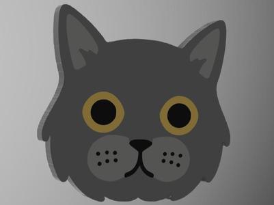 Cat Magnet for Fridge Door V2