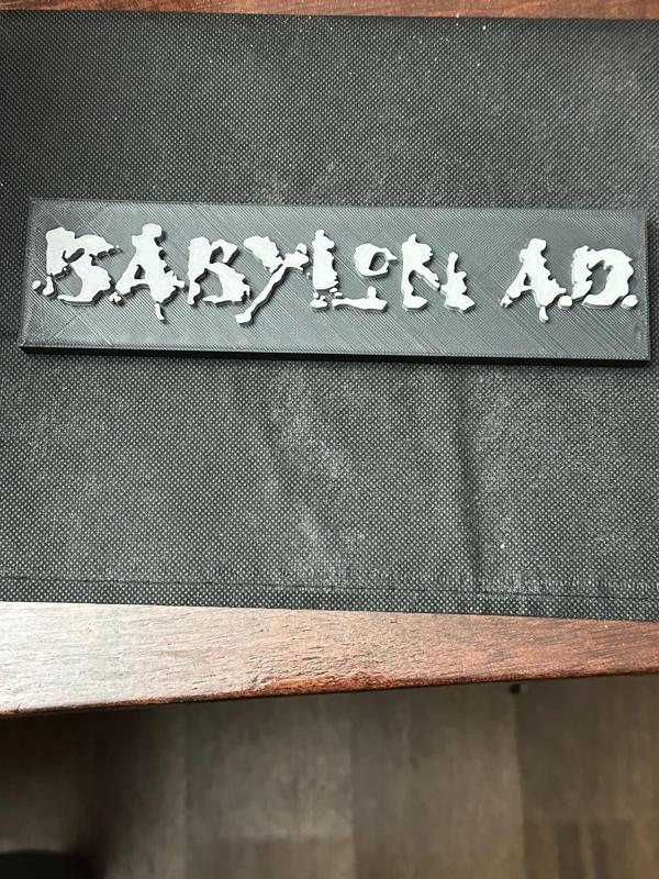 Babylon A.D 80's Band Sign