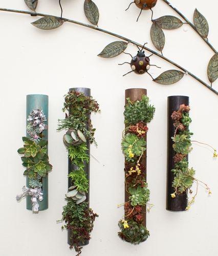 hydroponic Vertical Green wall module fits 80mm pvc