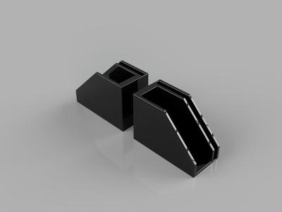 Magnetic door handles for LACK V2 Enclosure