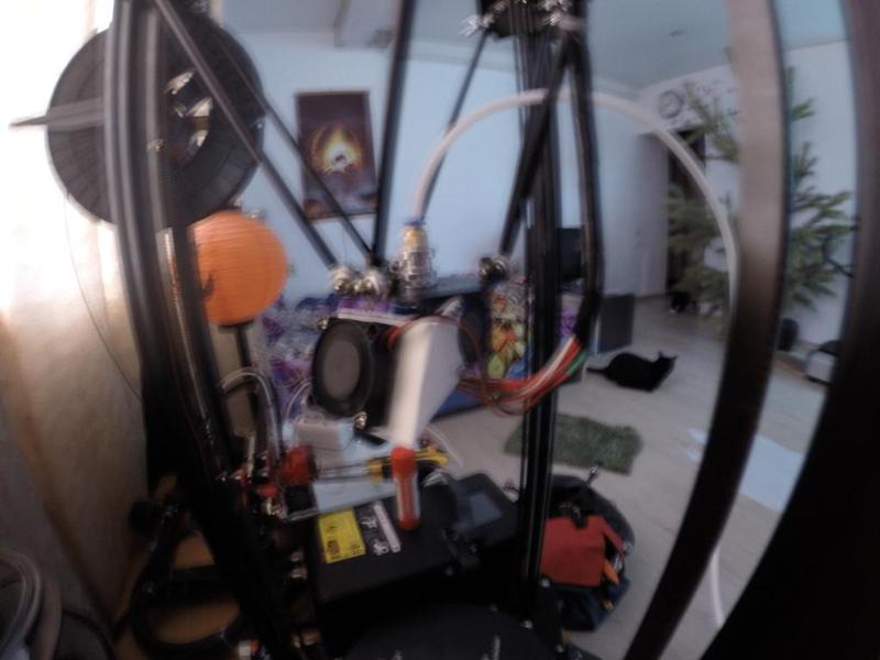 EZT T1 Simple cooling & hotend wire support