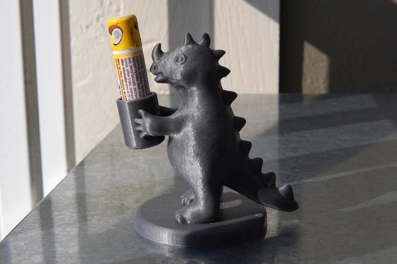 Dino Chapstick holder