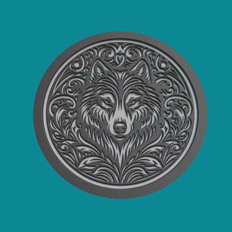 Wolf Medallion