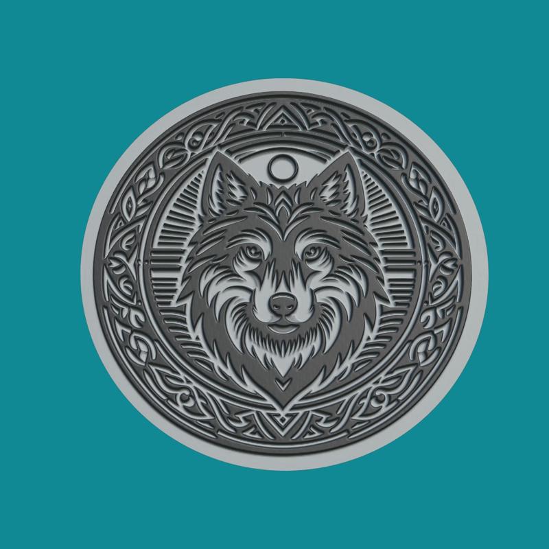 Wolf Print Model