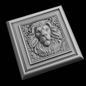 Lion Animal 3D Model for CNC Router Laser & 3D Printer
