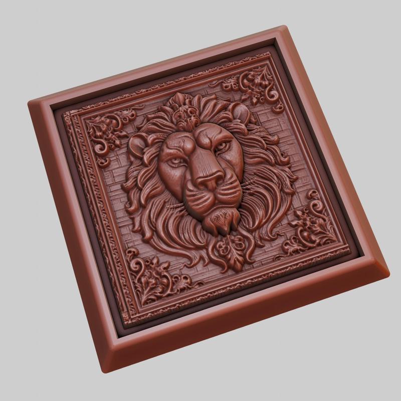 lion Animal 3D Model for CNC Router Laser & 3D Printer