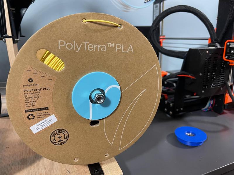 Spool Bearing Hub: 54.3 hub diameter for Polymaker, Inland, and Hatchbox