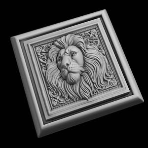 Lion Animal 3D Model for CNC Router Laser & 3D Printer
