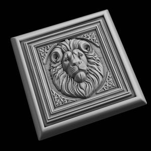 Lion Animal 3D Model for CNC Router Laser & 3D Printer