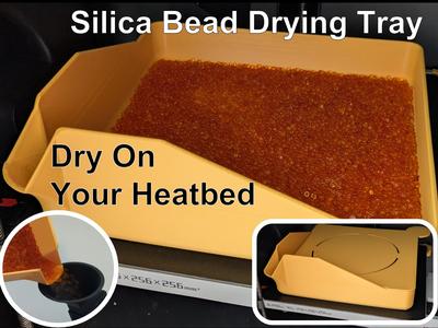 Silica Bead Drying Tray For Heatbed Drying 