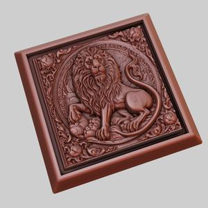 lion Animal 3D Model for CNC Router Laser & 3D Printer