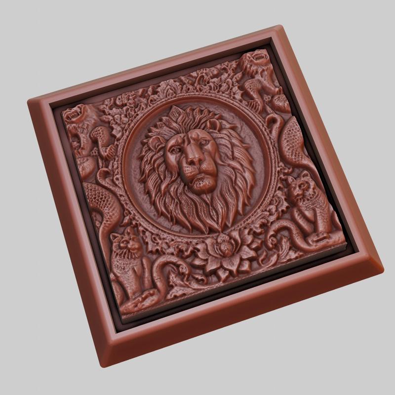 lion Animal 3D Model for CNC Router Laser & 3D Printer