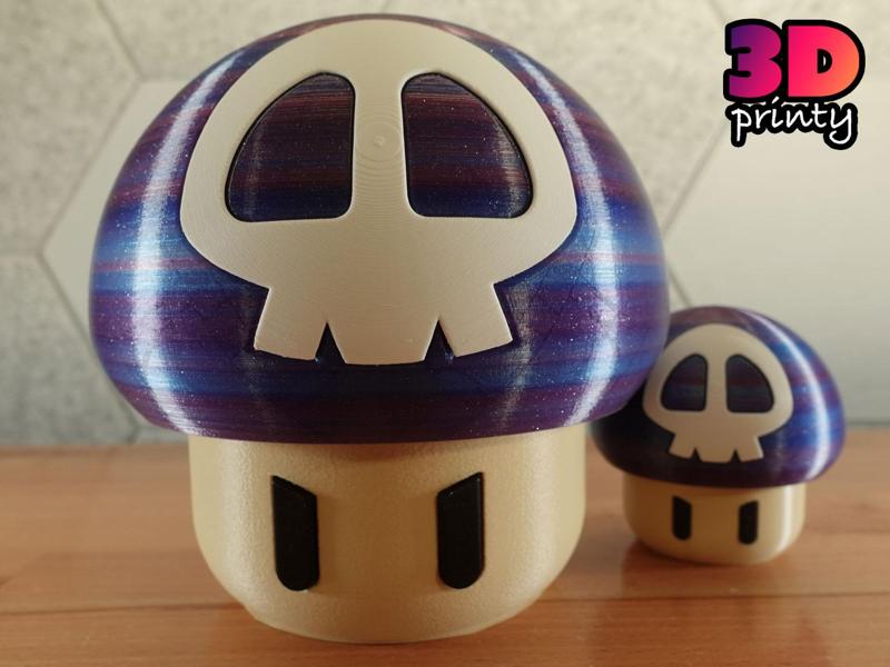 Simple Twist Open Poison Mushroom - Giant
