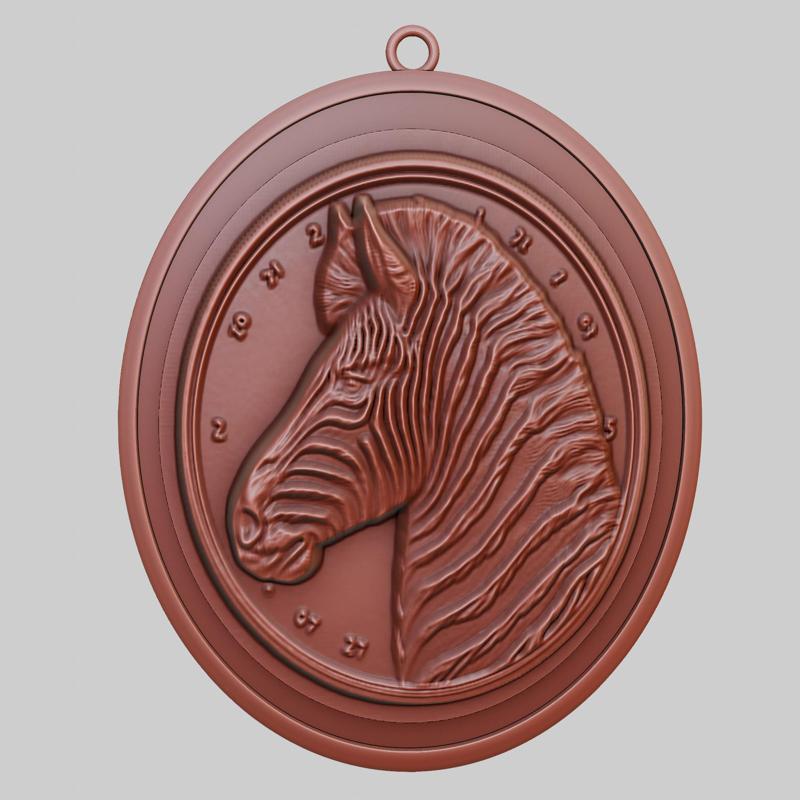 Zebra Animal Pendant Zebra Animal Necklace for CNC Router Laser & 3D Printer