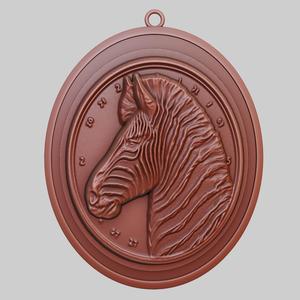 Zebra Animal Pendant Zebra Animal Necklace for CNC Router Laser & 3D Printer