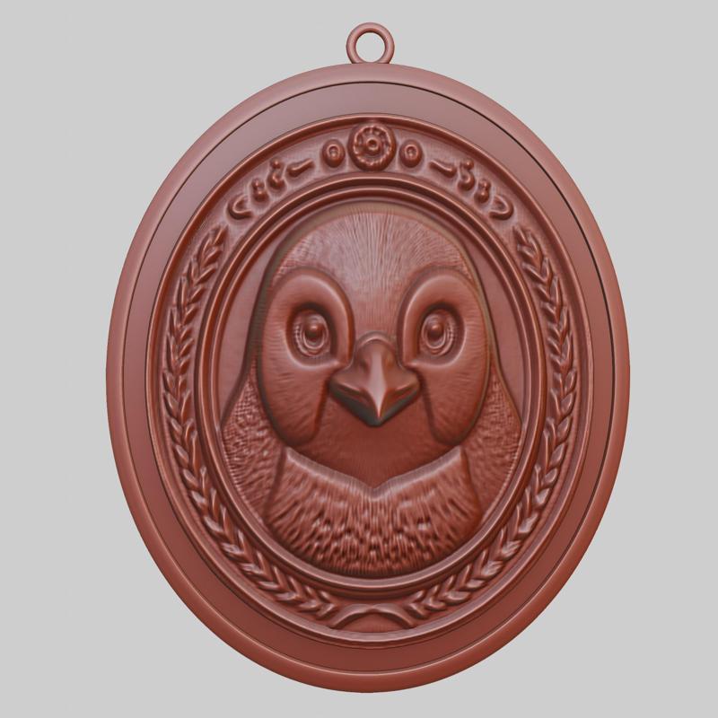 Penguin Animal Pendant Penguin Animal Necklace for CNC Router Laser & 3D Printer