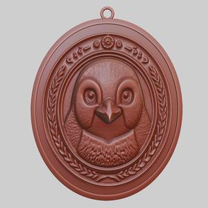 Penguin Animal Pendant Penguin Animal Necklace for CNC Router Laser & 3D Printer