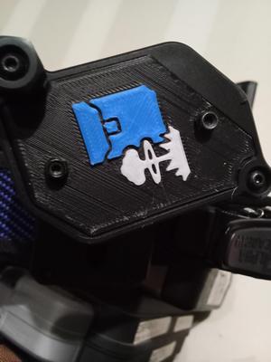 Krydex pistol magazine holder lid (Helldivers version)