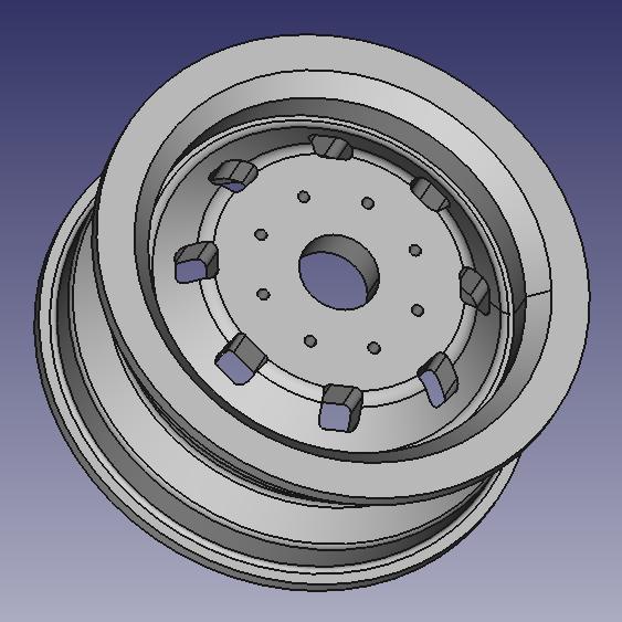 WHEEL RIM 3D RC CAR DESIGN