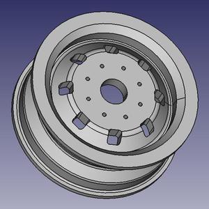 WHEEL RIM 3D RC CAR DESIGN