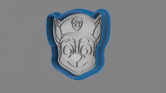 Paw Patrol cookie cutter Chase