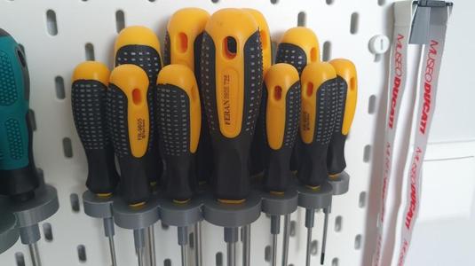 Skadis screwdriver holder