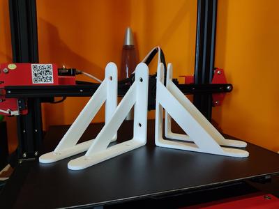 Supports L for Wall Shelves