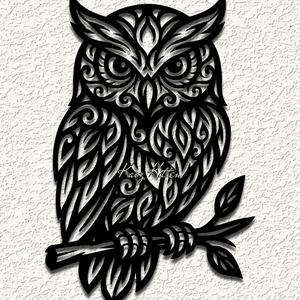 tribal owl bird wall art home decor
