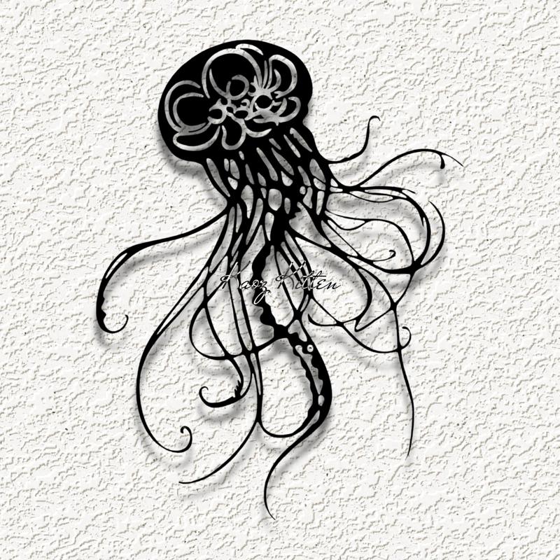 ocean jellyfish WALL ART HOME DECOR