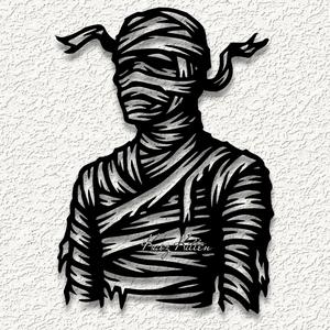 haunted mummy wall art home decor