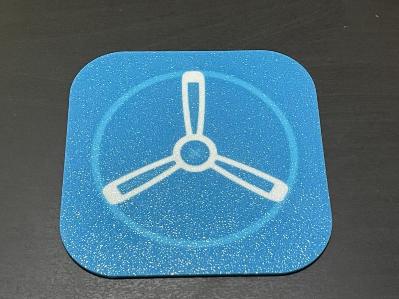 TestFlight  App Icon for iPhone Coaster