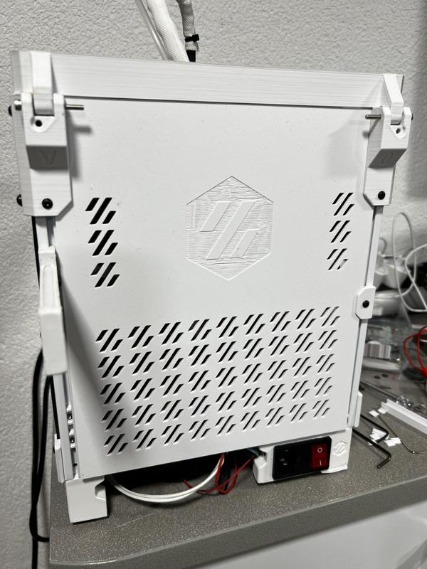 Voron 0 [0 | 0.1 | 0.2] Backplate, Backpanel, Electric Cover, Voron Logo cooling