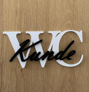 WC Bad Schild