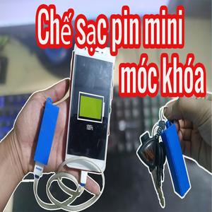 Tự chế sạc dự phòng mini móc khóa | Homemade mini backup charger keychains